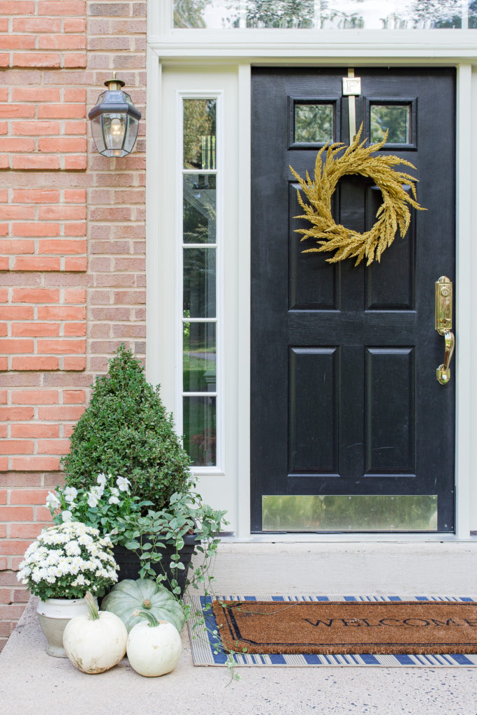 Elements of a Simple Fall Front Door