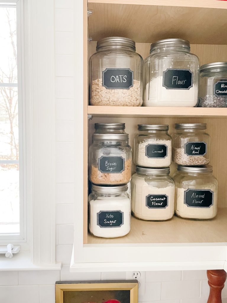 Kitchen cabinet organization